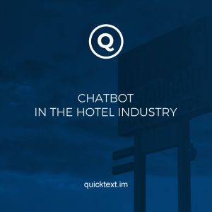 Chatbots in the hotel industry