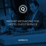 Instant messaging for hotel guest service