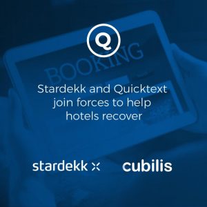 Stardekk and Quicktext join forces to help hotels recover