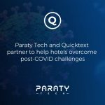 Paraty Tech and Quicktext partner to help hotels overcome post-COVID challenges