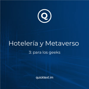 Hotelería y Metaverso 3