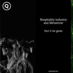 Hospitality industry and Metaverse 3