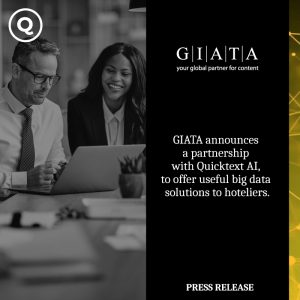 Quicktext and GIATA announce partnership as of April 2023