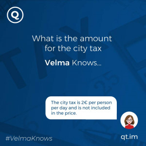  Information about city tax provided by chatbot